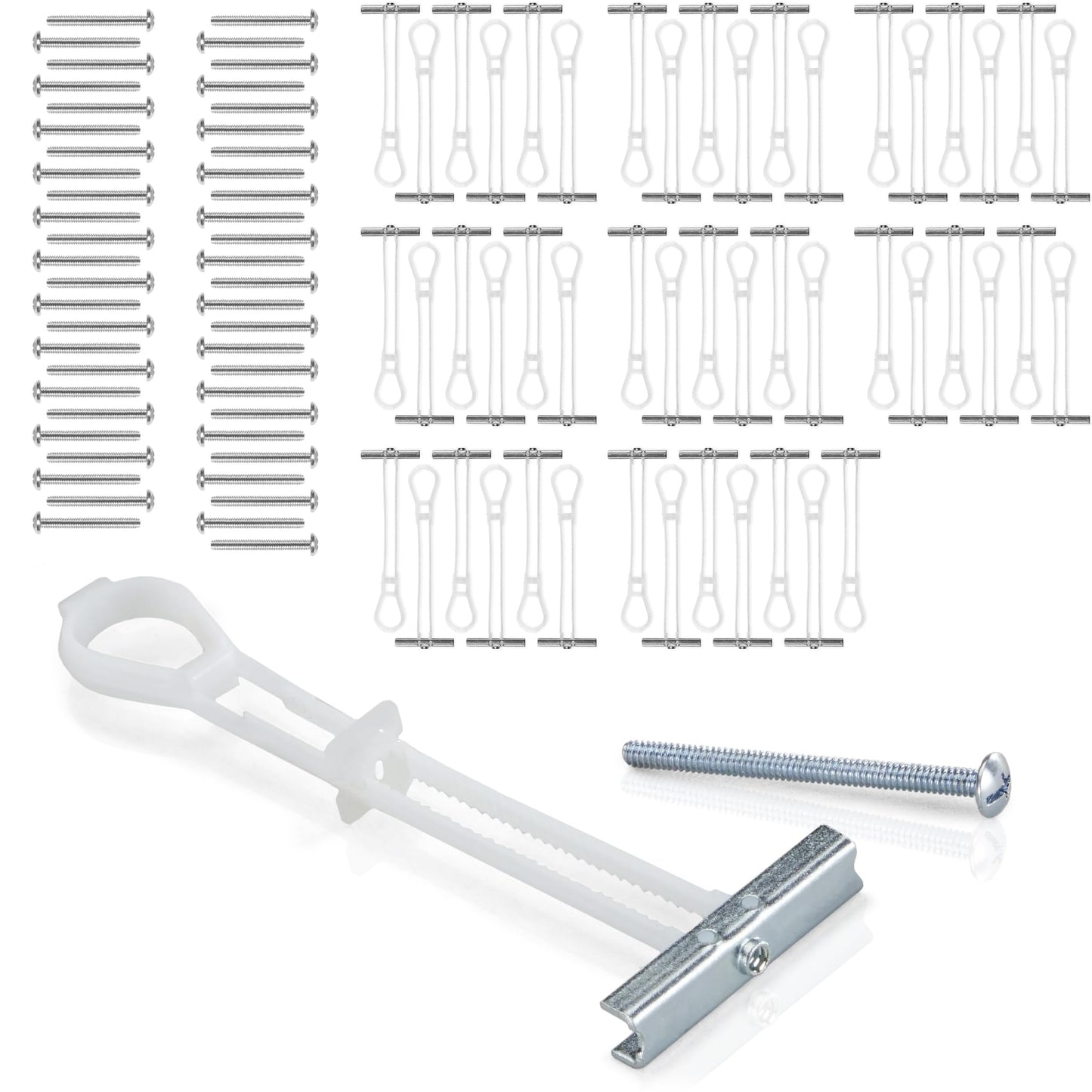 CondoMounts Universal Wall Mounting Anchors | Steel, Metal Studs | Holds 90lbs | Elephant Anchor Set & Mounting Kit