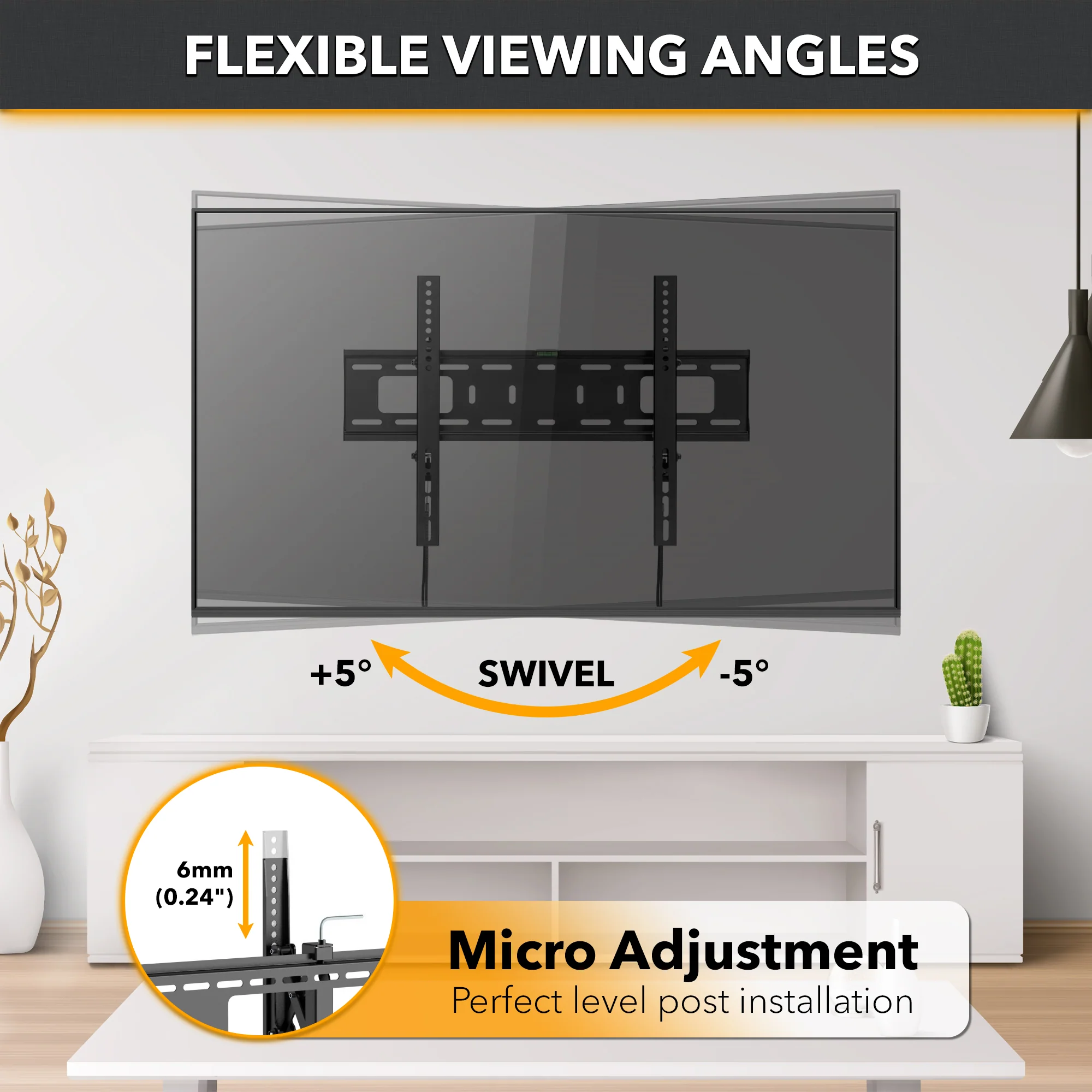 Drywall mounting TV