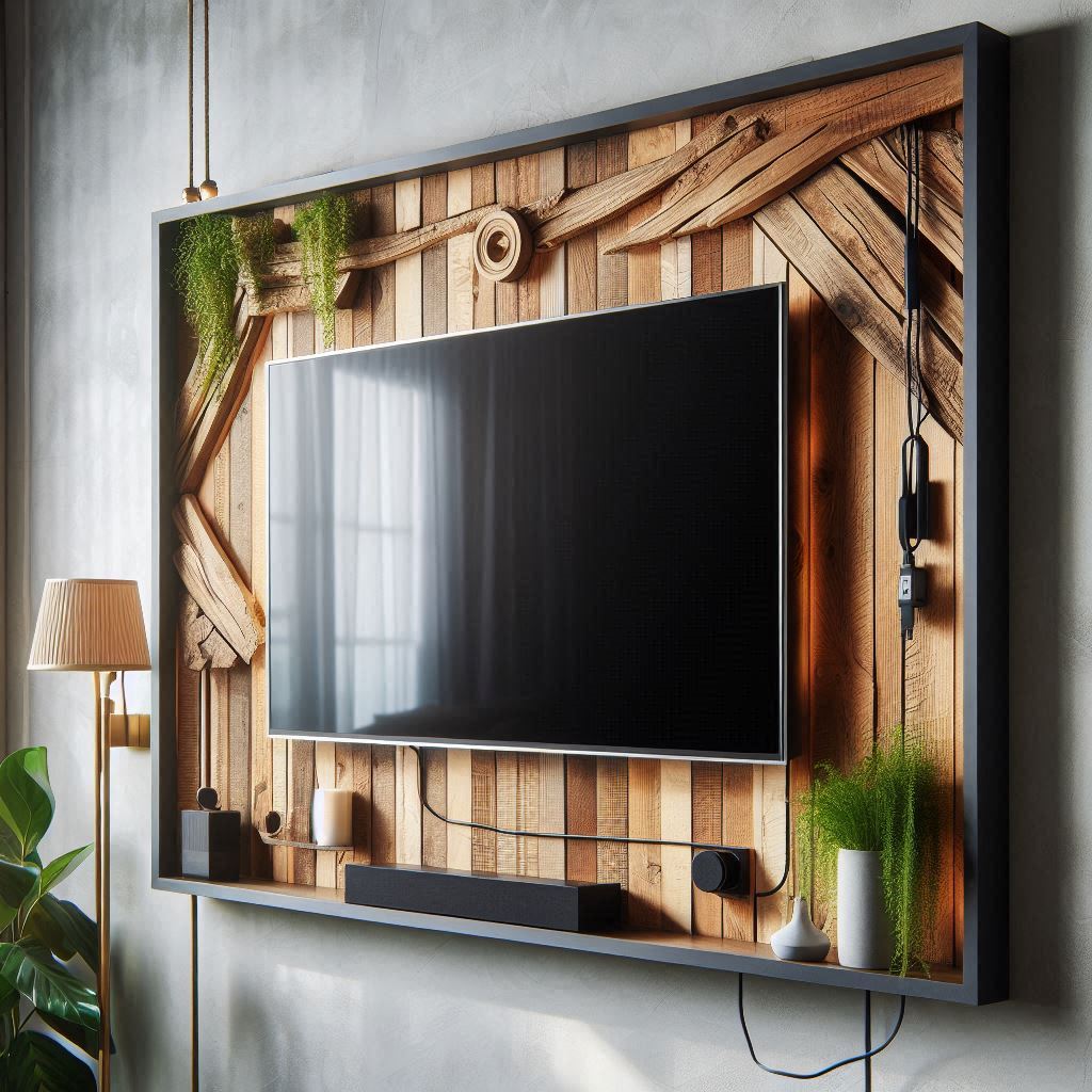 How to hide cords from mounted TV?