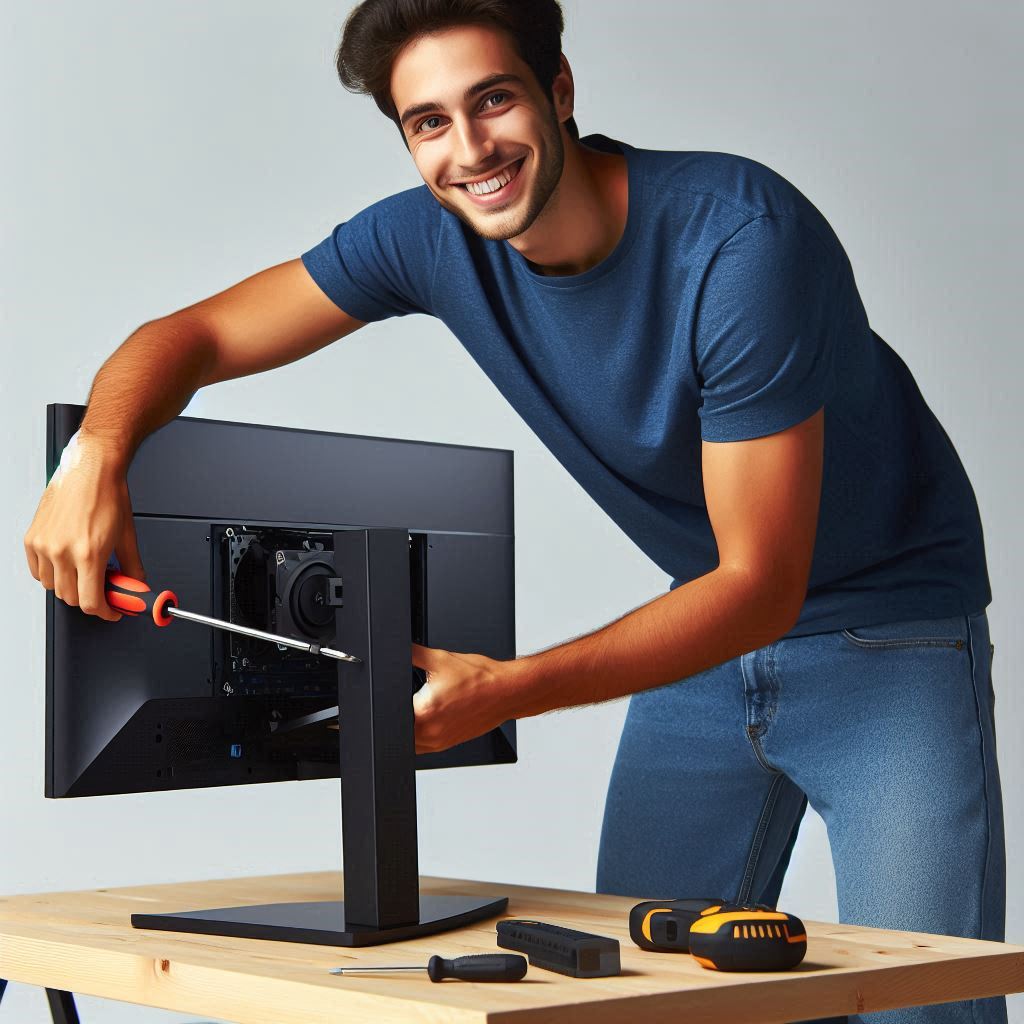 Mounting a Desktop Monitor